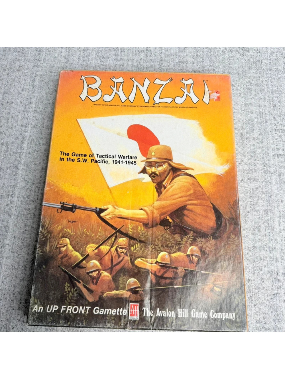 Vintage 1984 Banzai Avalon Hill Up Front WWII Wargame Complete Uncut